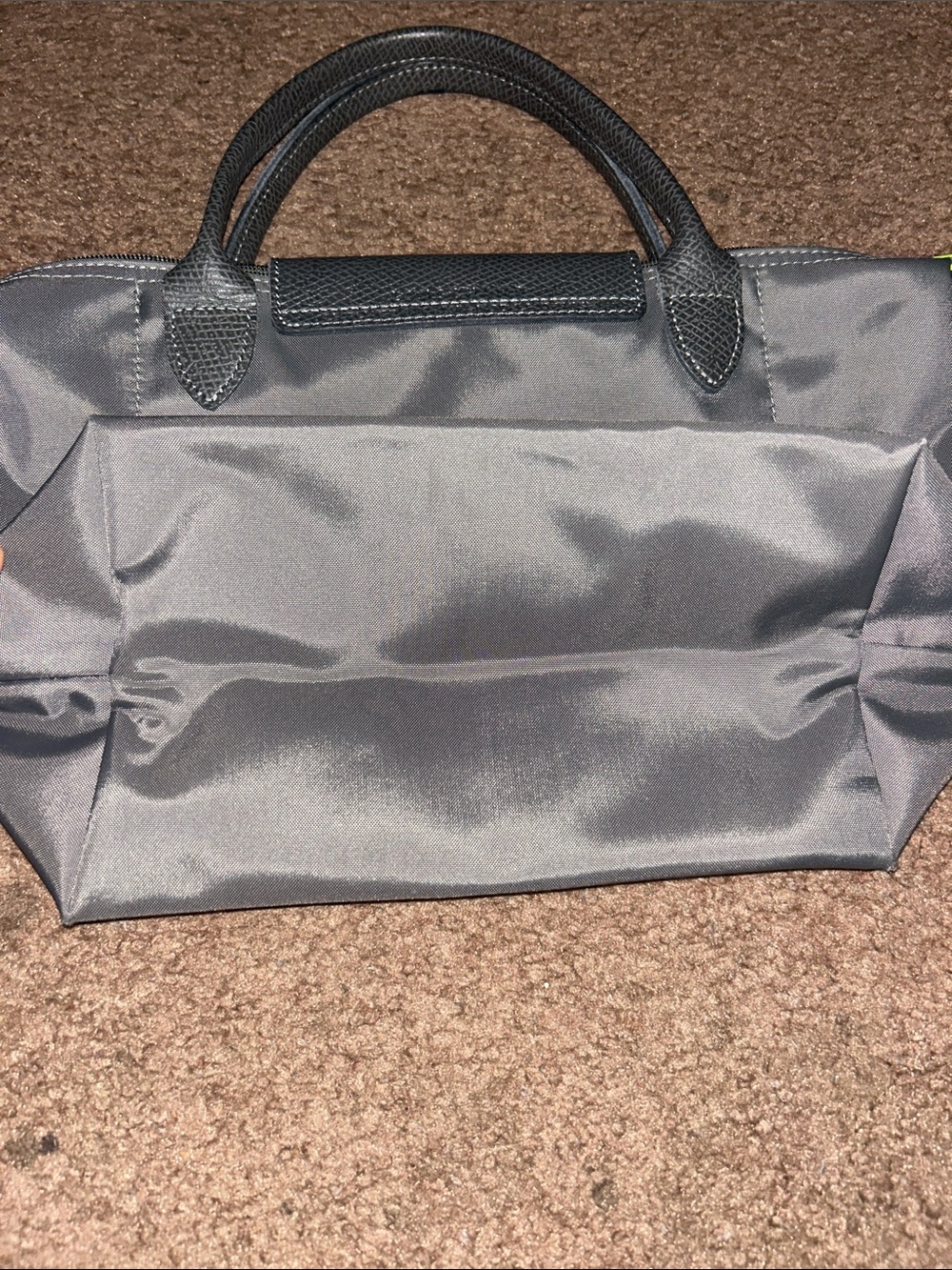 Longchamp Le Pliage Gray Small Tote Bag in Excellent Condition - Picture 4 of 11